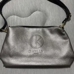 美品✨D.KELLY ショルダーバッグ シルバー ブラック