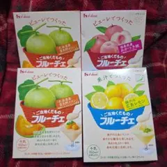 ハウス　フルーチェ レモン&メロン&ピーチ　4個セットのサムネイル