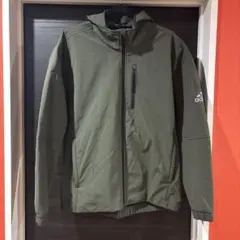 adidas フード付きジャケット XL オリーブグリーン