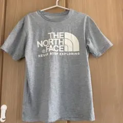 ノースフェイス　グレー　ロゴプリント半袖ドライTシャツのサムネイル