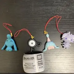 ポケモン ぺたんこマスコット　タイプエスパーキーホルダー 4種セット