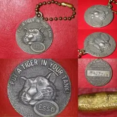 60’S★Esso Tiger★キーホルダー★10★ビンテージ★エッソタイガー★