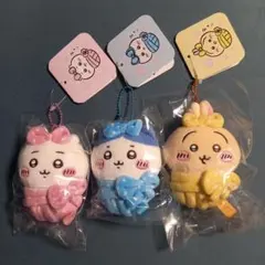 【国内正規品】ちいかわ キュッおくるみぷちミニマスコット 3つセット売り