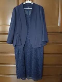 GIRL 総レースワンピース ペプラムジャケットセット