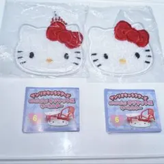 ◎ サンリオ ミニミニラグマット風キーホルダー キティ セット ガチャガチャ