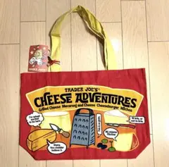 最新柄☆Trader Joe's ☆トレイダージョーズ☆チーズ柄エコバッグ