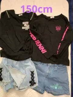 SISTER JENNI トップスとショートパンツ4点セット