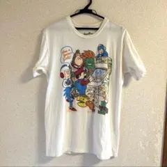 半袖　Tシャツ　古着　パロディ　マリオ　ニンテンドウ