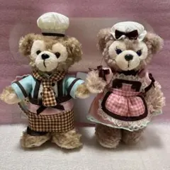 ダッフィーとシェリーメイ　ぬいぐるみセット