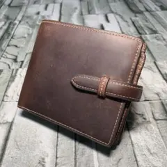 FUTURA フューチュラ　コンパクト財布　レザー　ブラウン