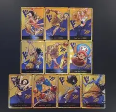 ONE PIECE レイカーズカードフルコンプリート　12枚セット　ホイル加工 ONE PIECE レイカーズカードフルコンプリート 12枚セット ホイル加工