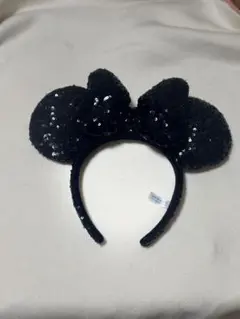 黒いミ二ー耳カチューシャ