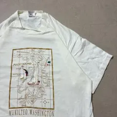 80s メッセージプリントTシャツ USA製 シングルステッチ 地球 - メルカリ