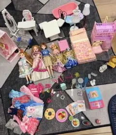 リカちゃんハウス、人形5体、ペットショップ、他小物セット - メルカリ