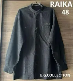 RAIKA U.G.COLLECTION シワ加工　長袖シャツ　ライカ