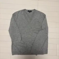 ユニクロ　カシミヤvネックセーター