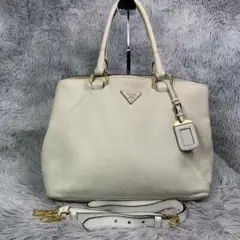 PRADA プラダ ガリレア ハンドバッグ 2way ショルダーバッグ レザー
