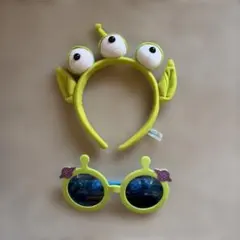 リトルグリーンメン　カチューシャとサングラスセット