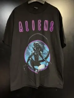 激レア 映画 ALIENS Tシャツ XL ブラック ムービーTシャツ - メルカリ