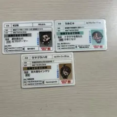 ニート部　免許証風カード　まとめ売り