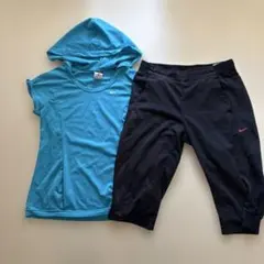 Nike DRI-FIT トレーニングウェア　Tシャツとパンツセット Mサイズ