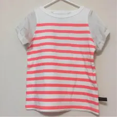 COMECHATTO&CLOSET☆新品 ボーダーTシャツ 110cm