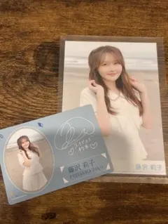 ≒JOY 藤沢莉子 生写真 サマーツインテール typeD＋スタンプラリー特典のサムネイル