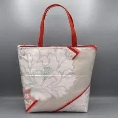 雪桜様オーダー品】袋帯リメイクボストンバッグ＆ポーチ - メルカリ
