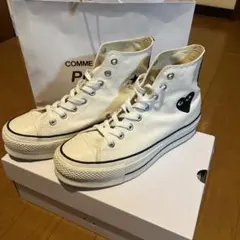 COMME des GARCONS CONVERSE 厚底 ハイカット　美品のサムネイル