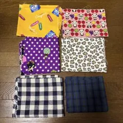 布 端切れ 6点セット(ポップ系)