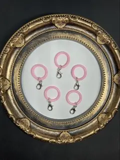 アンブレラマーカー薄ピンク5個セット(シルバー)傘