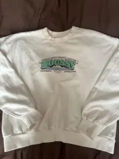 moussyホワイト スウェット
