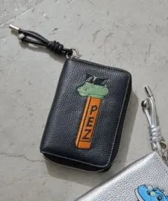 PEZ×perche(ペルケ)×ear】コラボジャバラ折り財布 シルバー系 - メルカリ