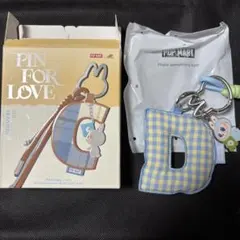 ラブブ　 PIN FOR LOVE アルファベットペンダント　D