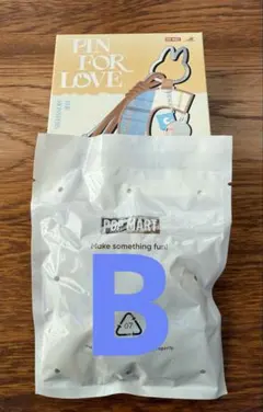 【B】THE MONSTER PIN FOR LOVE イニシャルチャーム