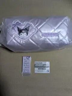 サンリオ　ボンボンドロップ　ミニチュアチャーム　当たりくじ　ポーチ　クロミ　2点