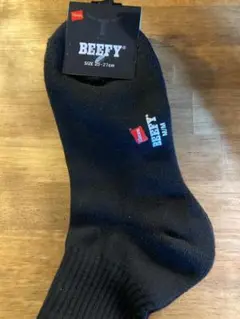 新品未使用　BEEFY 黒ソックス 25-27cm Mサイズ