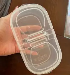 食品保存容器 2分割タイプ クリアのサムネイル