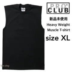【プロクラブ】新品未使用 無地 厚手 ヘヴィーウェイト ノースリーブT 黒 XL