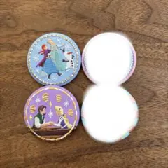 ディズニー刺繍缶バッジ　2つセット