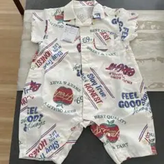 新品・未使用品 半袖ロンパース80