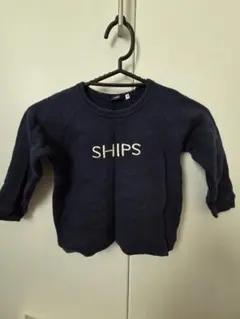 SHIPS ネイビー トレーナー 100
