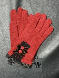 手袋 初開封 22サイズ ANNASUI グローブ 防寒 着物