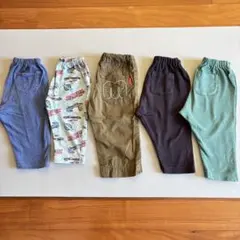 ユニクロ UNIQLO ミキハウス トミカ レギンス パンツ 100 5枚