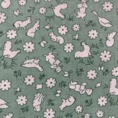 レア 希少 USAコットン30's 復刻版 可愛いアニマル柄