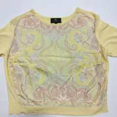 エトロ　半袖　カットソー　ニット　シルク　44のサムネイル