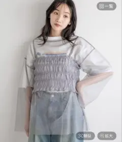 LOWRYSFARM チュールトップス