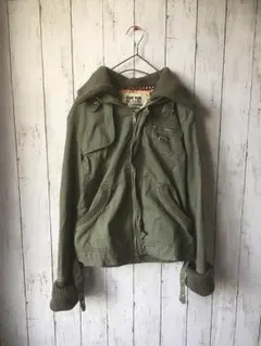 ★花柄 ミリタリージャケット 春服