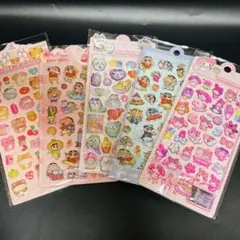 ご褒美シール ボンボンドロップシール ぷっくり 立体シール 3Dシール 5点⑤