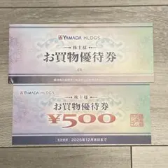 ヤマダデンキ 優待券 2500円分